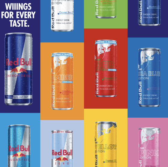 Red Bull energy drinks